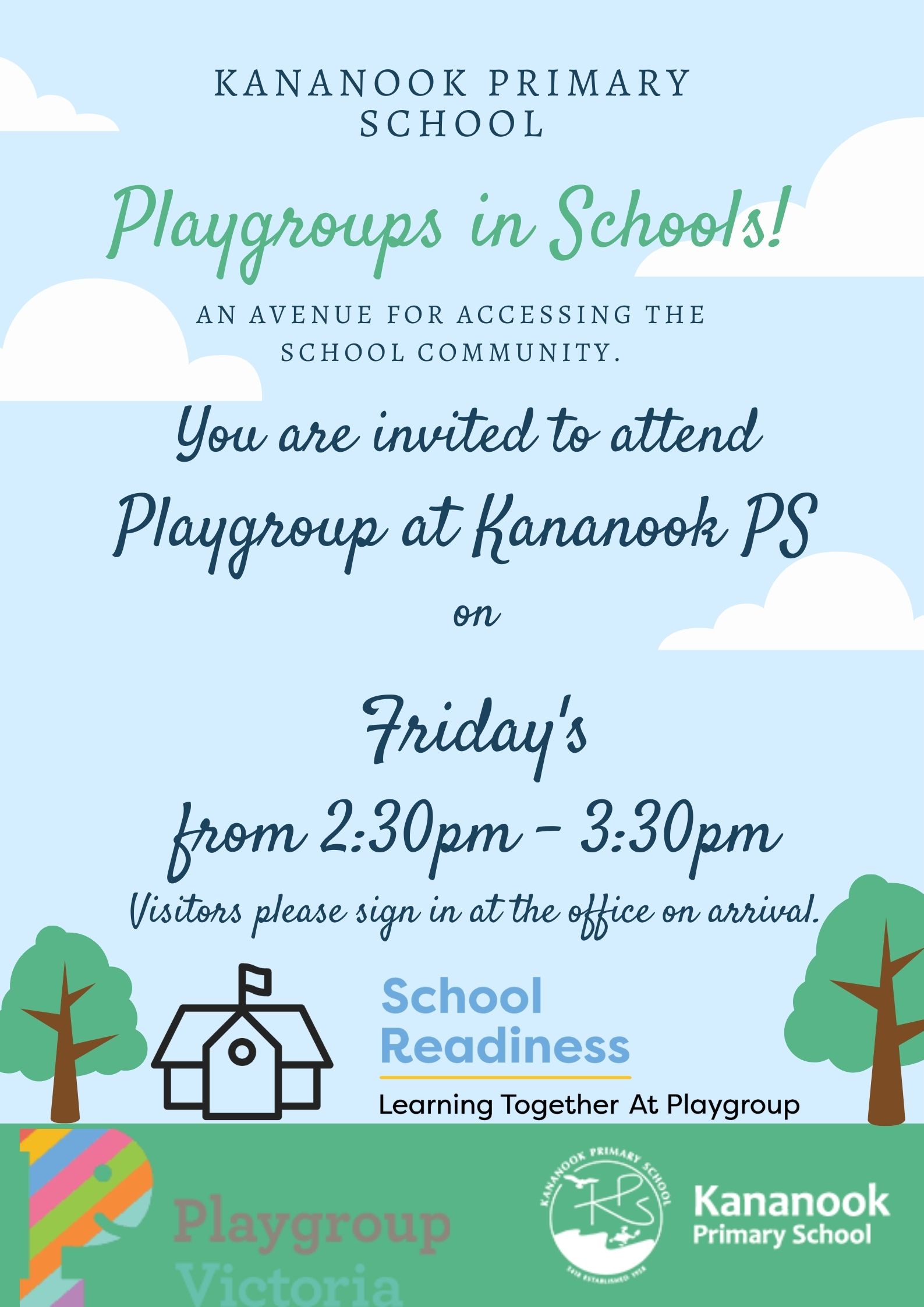 Friday Playgroup Flyer